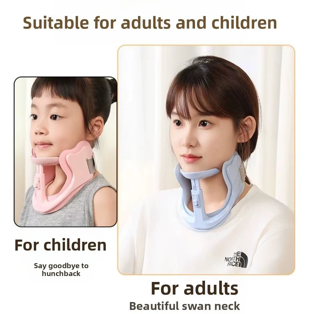 Anti-Head-Down Neck Brace 360° Support Soft Cervical Collar Adjustable Lightweight Neck Traction Device Vision Protection