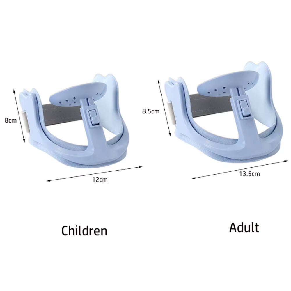 Anti-Head-Down Neck Brace 360° Support Soft Cervical Collar Adjustable Lightweight Neck Traction Device Vision Protection
