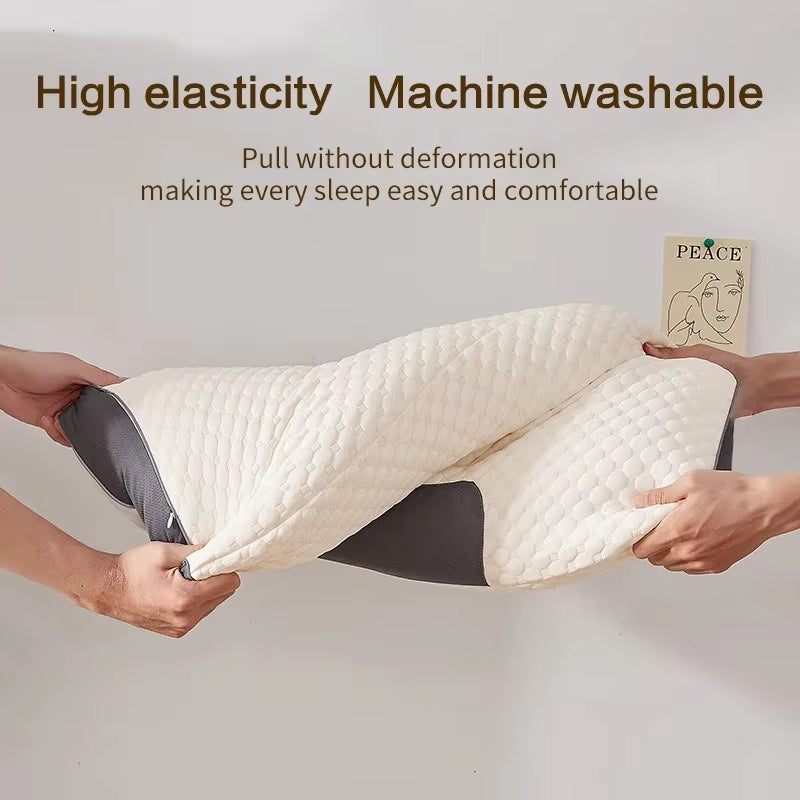 Neck Pillow Protect the Neck Cervical Orthopedic Household Soybean Fiber SPA Massage Pillow for Sleeping New