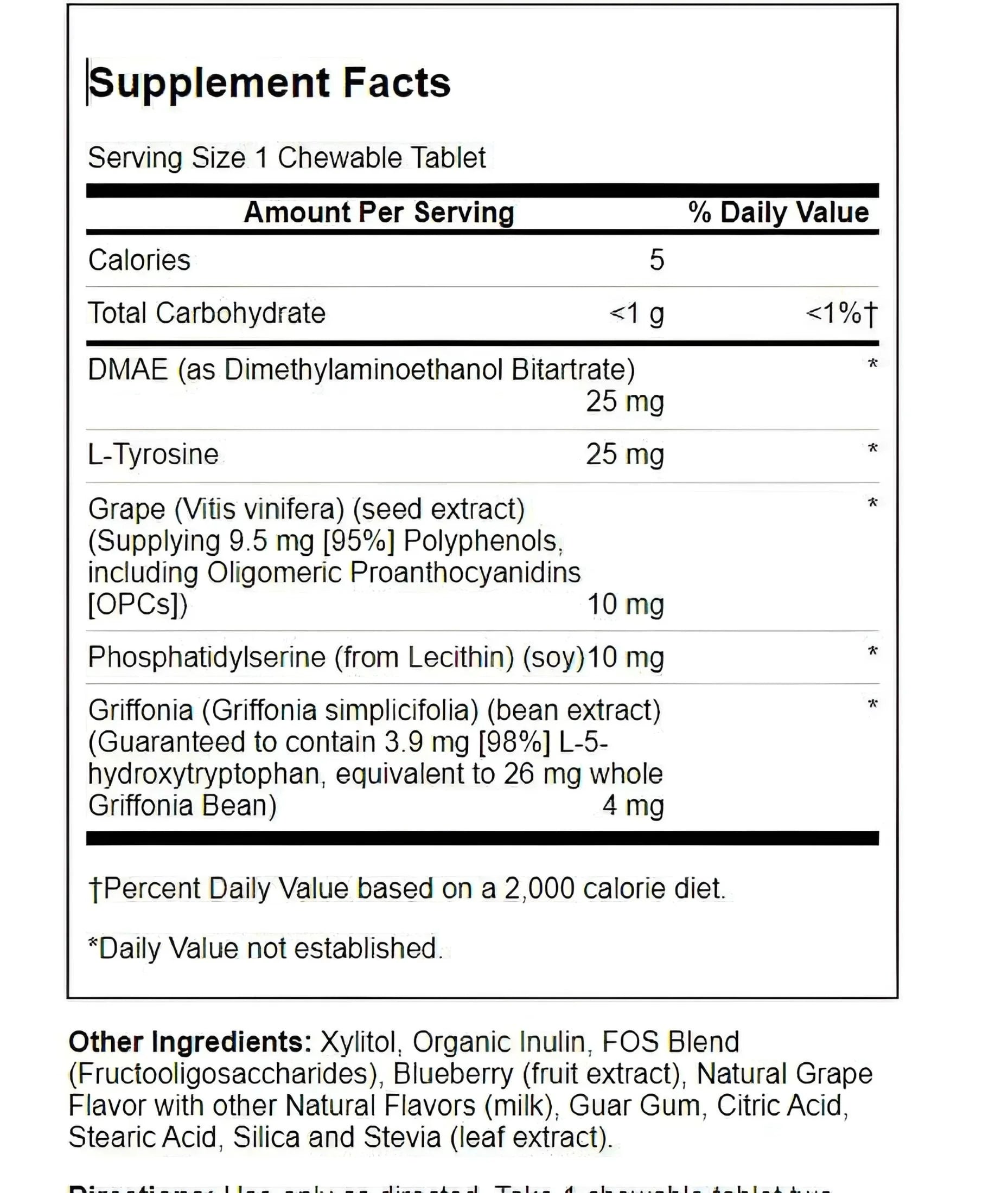 Kids Focus Chewables, Natural Grape, 60 Chewables