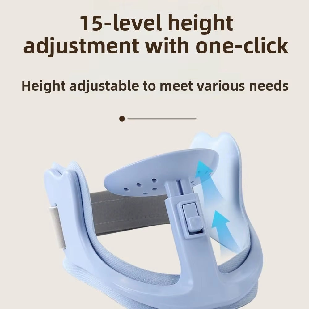 Anti-Head-Down Neck Brace 360° Support Soft Cervical Collar Adjustable Lightweight Neck Traction Device Vision Protection