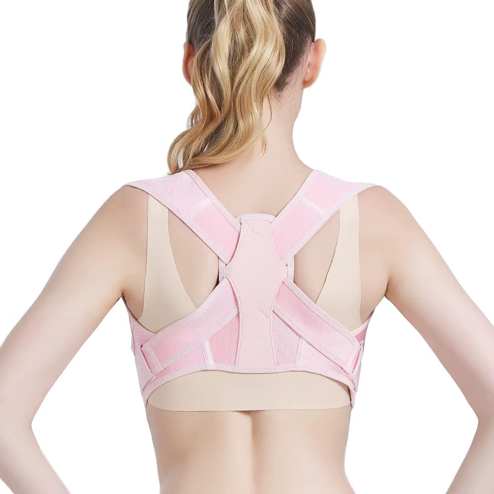 Posture Corrector for Women & Men, Adjustable Upper Back Brace for Clavicle Support, Pain Relief from Neck, Shoulder, Upper Back