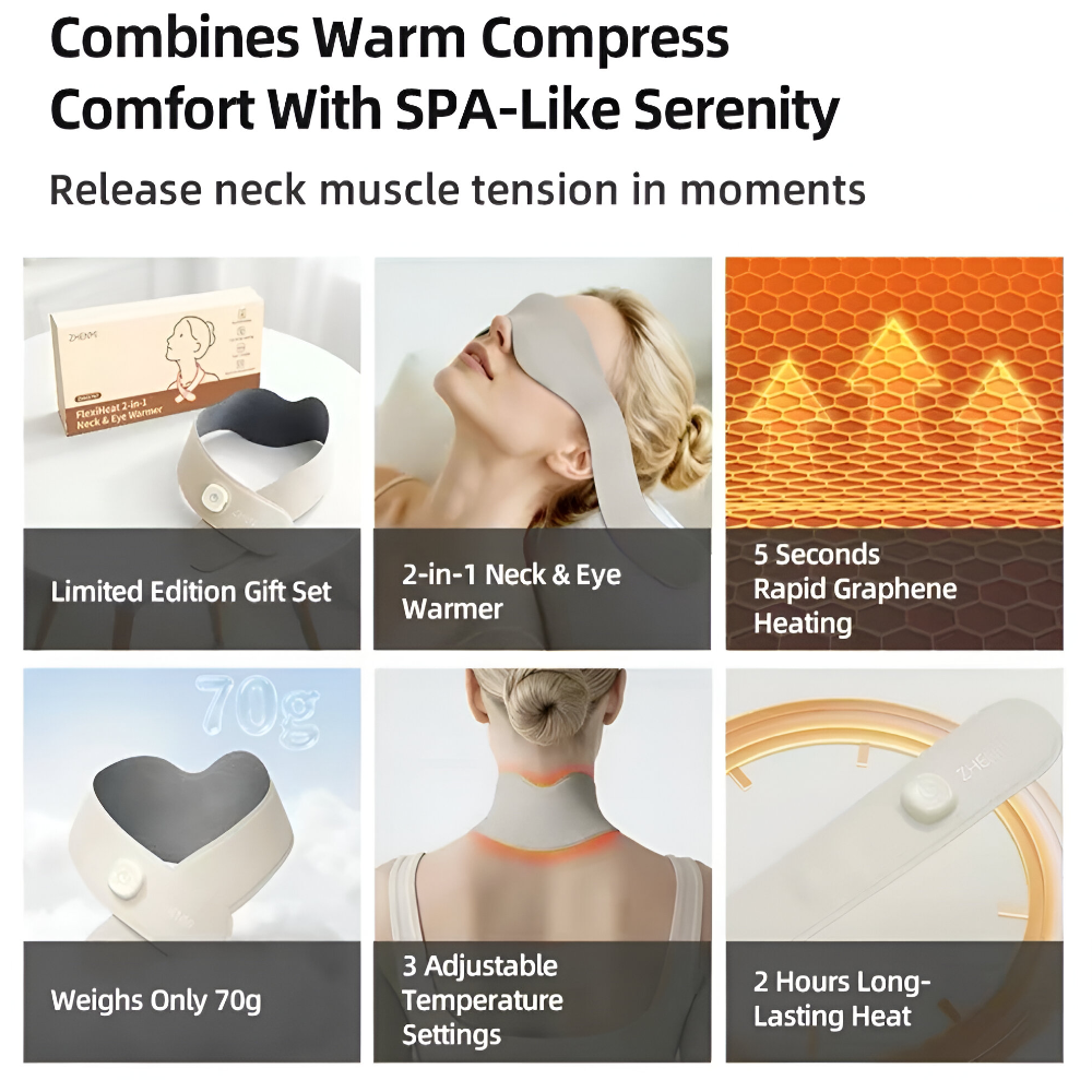 2-In-1 Neck and Eye Warmer